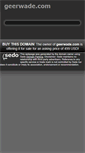 Mobile Screenshot of geerwade.com
